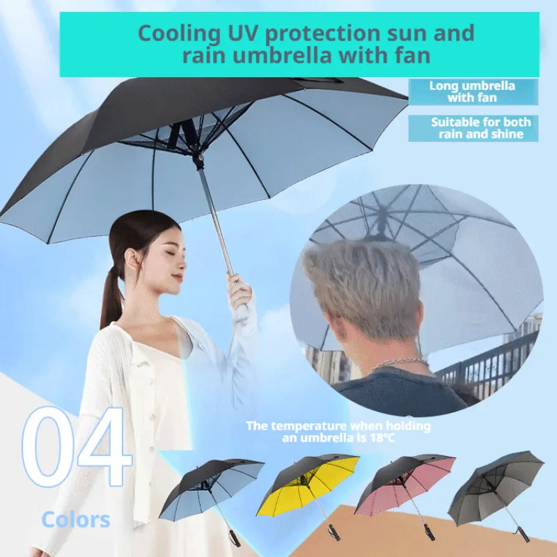 Parapluie avec refroidisseur et protection Uv